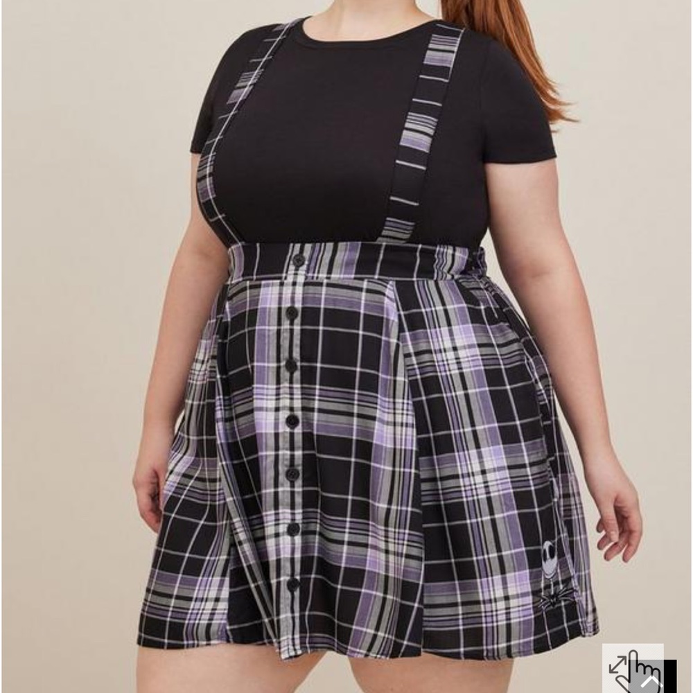 Torrid Night Before Christmas Skirt